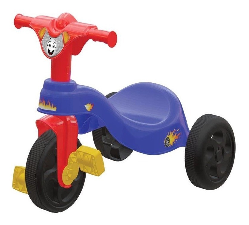 Triciclo Infantil Empurrador Passeio Motoca Velotrol