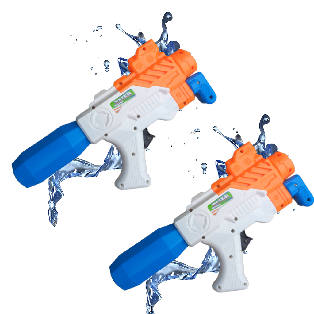 Kit 2 Lança Água Water Gun Arma Arminha Pistola Brinquedo