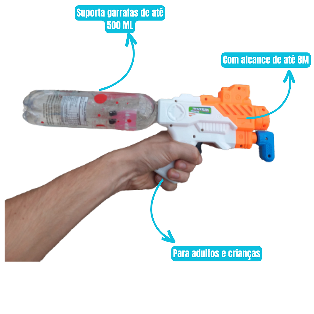 Arminha de Agua - Pistola de Agua - em promocao - Distribuidora de