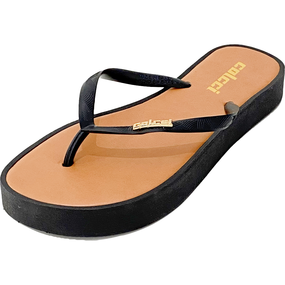 Chinelo Colcci Plataforma Preto Feminino Attemporal Boutique
