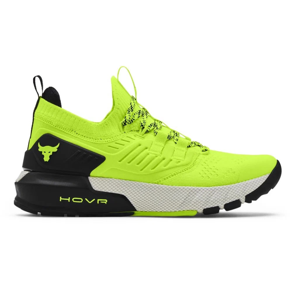 【D.R91】アンダーアーマー　PROJECT ROCK PRJCT-3 Tênis Under Armour Project Rock 3 Amarelo Limão Unissex