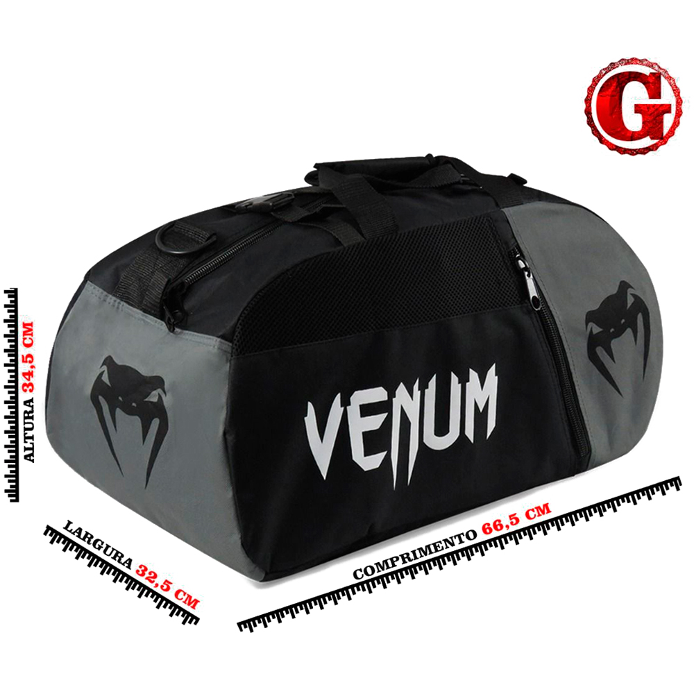 Mochila Venum Double Bag Basic Preto 73 Litros Attemporal Boutique