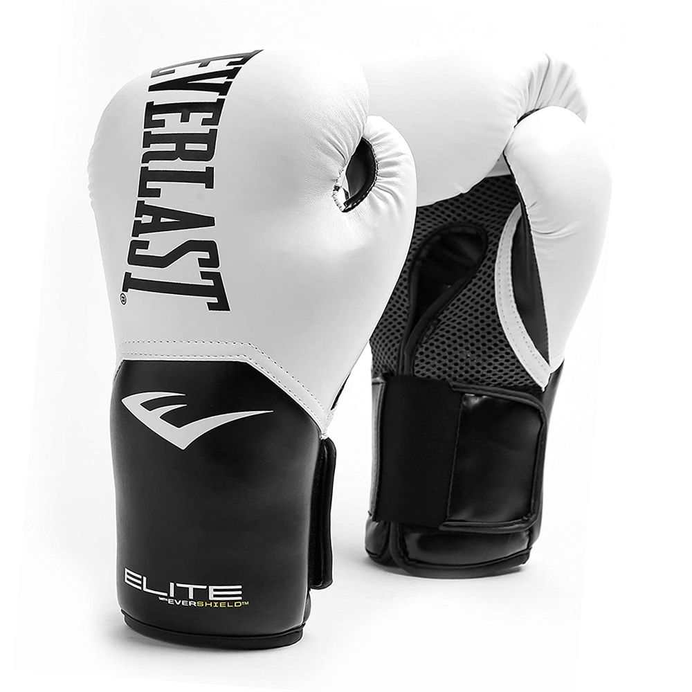 Luva de Boxe Everlast Elite ProStyle Branca - Attemporal Boutique