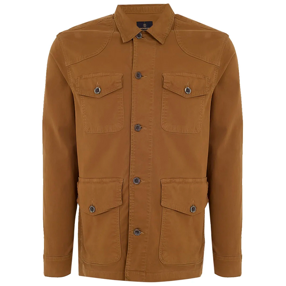 Outerwear Jaqueta Masculina Marca Individual Jaqueta De Lã Batida