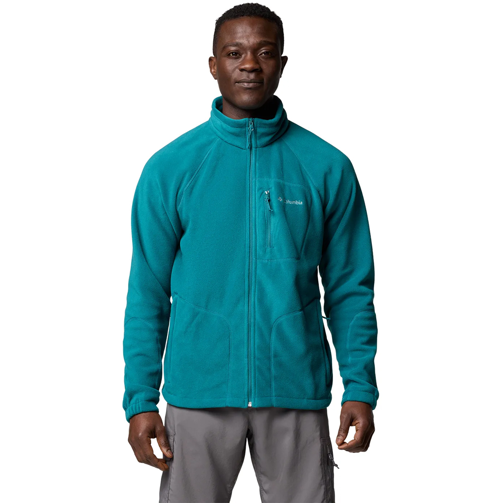 00s Columbia リバーシブル fooded jacket テック系 Jaqueta Columbia Fast Trek II Fz Fleece Verde Masculino