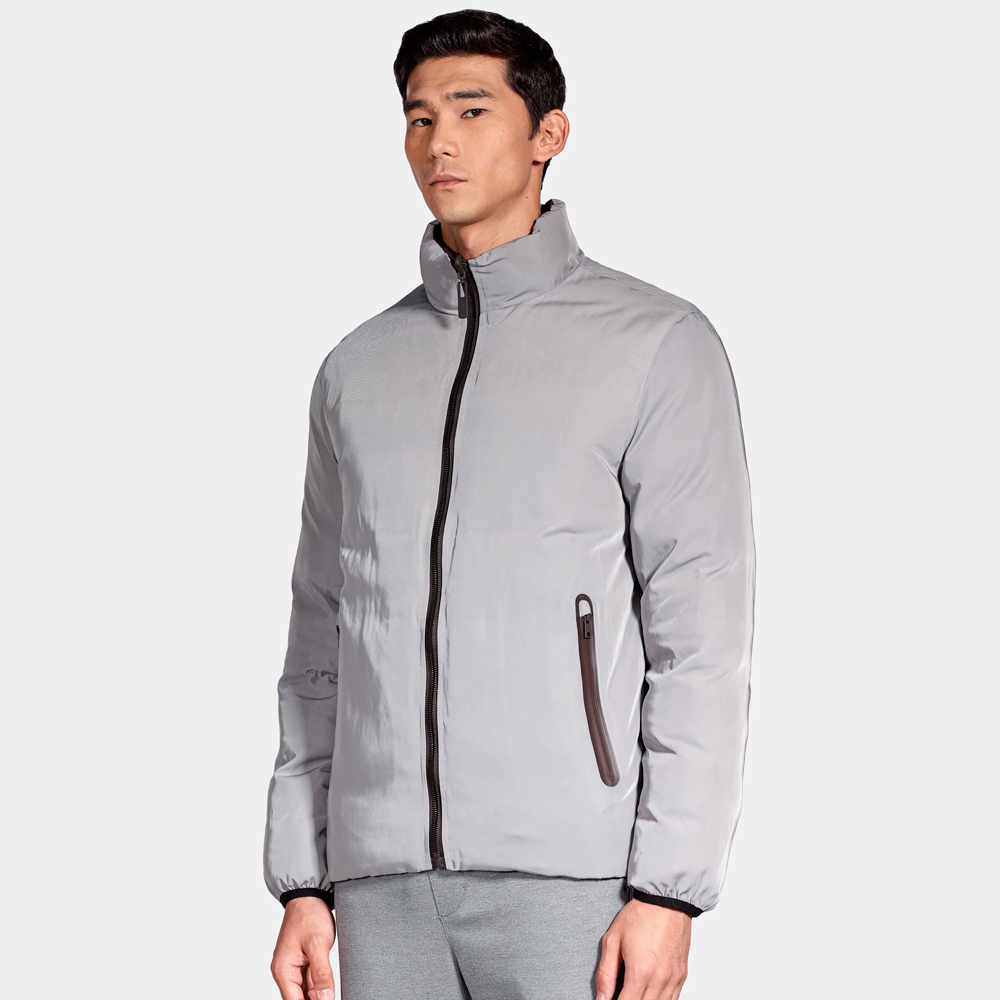 Jaqueta Aramis Puffer Dupla Face Pr26 Cinza Masculino - Attemporal