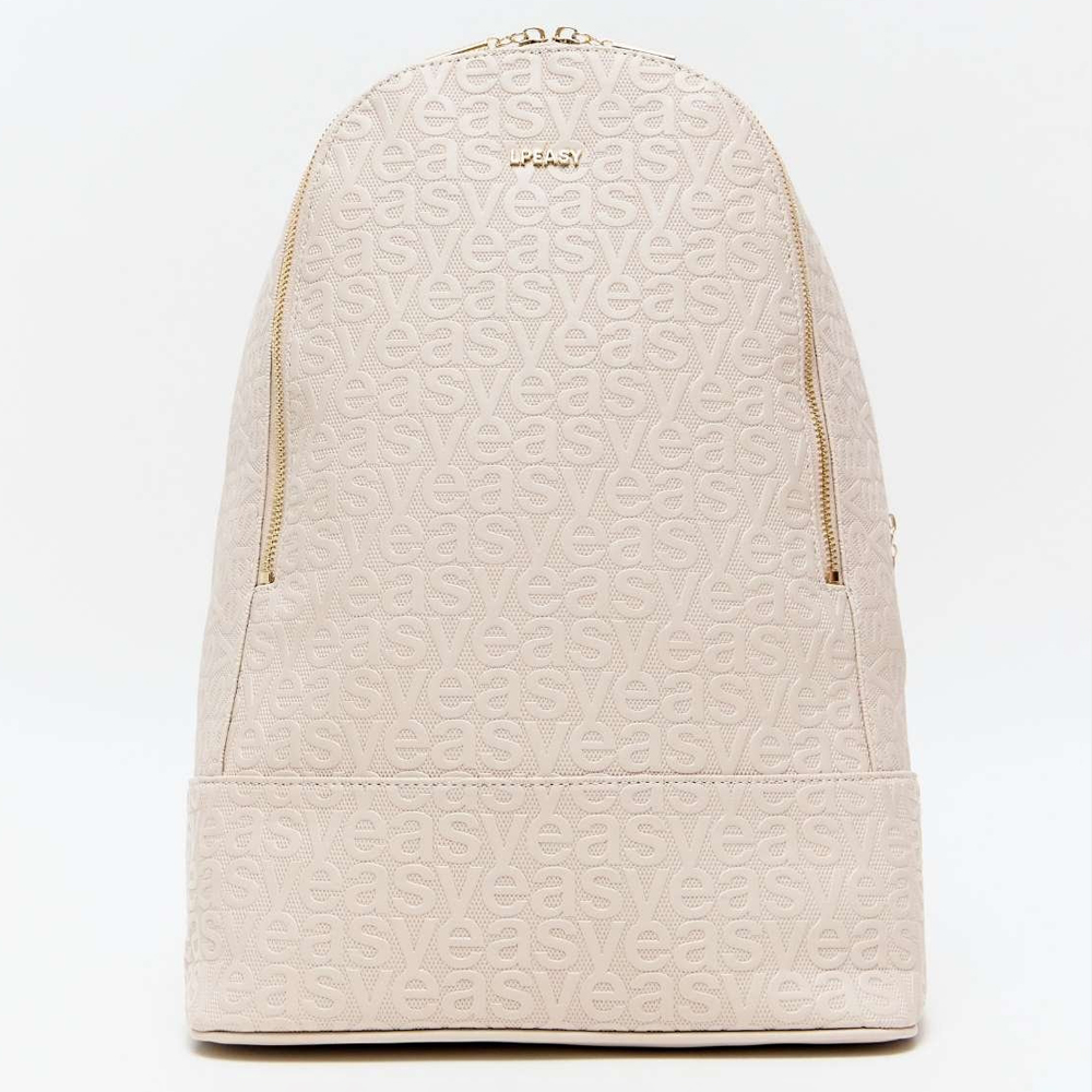 Mochila Easy Lança Perfume Frequencia Ve26 Bege Feminino