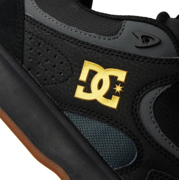 Tênis DC Shoes Kalynx Zero Imp Black Gold ADYS100819BG3 - dimarks