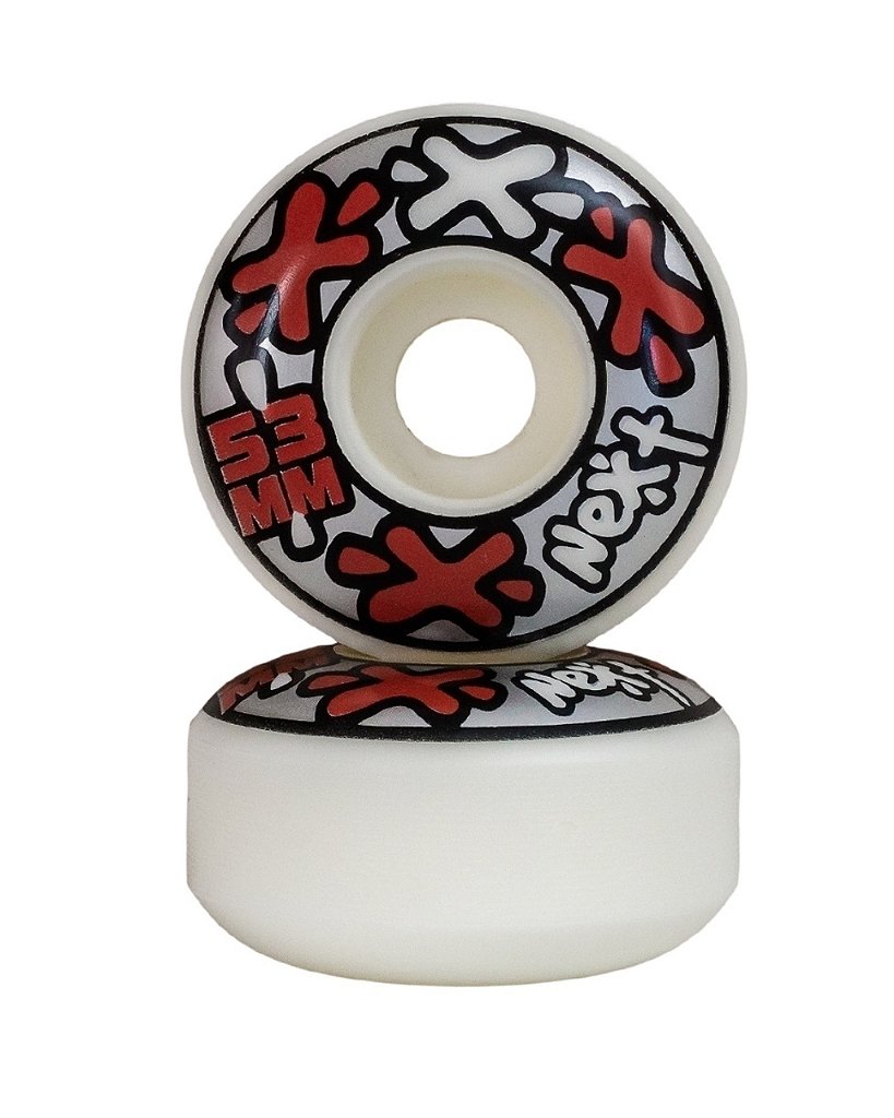 Roda Skate Next II 53mm Vermelha R04009 - dimarks skate shop