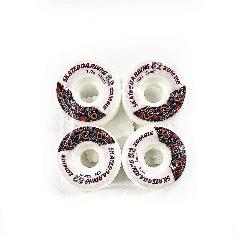 Roda 62 Zombie modelo 007 53mm102a - dimarks skate shop