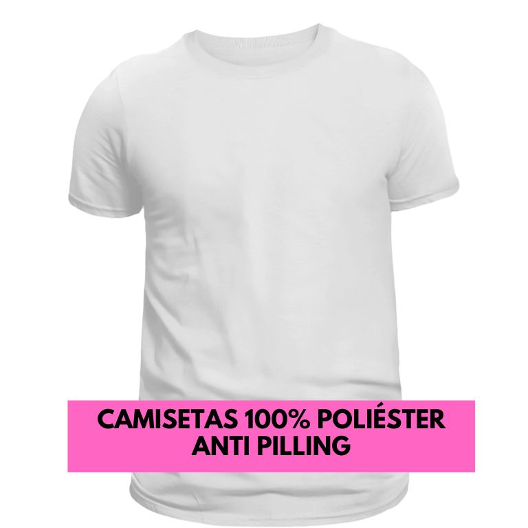 Camiseta 100 Poliester BRANCA Camisetas Curitiba