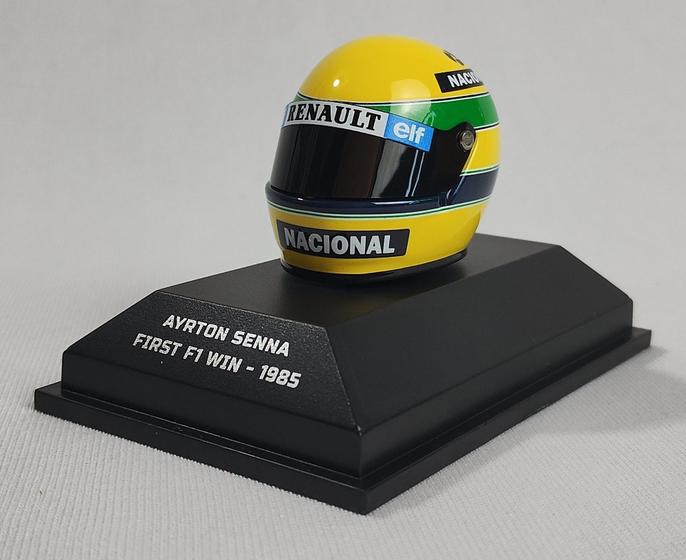 Ayrton Senna ミニチュアヘルメット 1991 1994 箱無し。 Réplica Oficial do Capacete de Ayrton Senna - GP Brasil 1991 - Sid