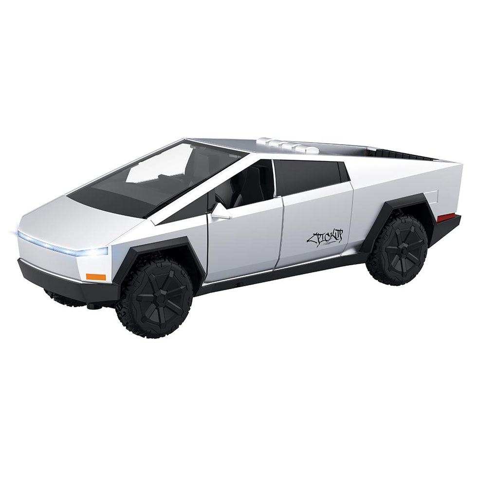 Carro Tesla Cybertruck Fricção, Luz e Som - Shiny Toys - Melhor
