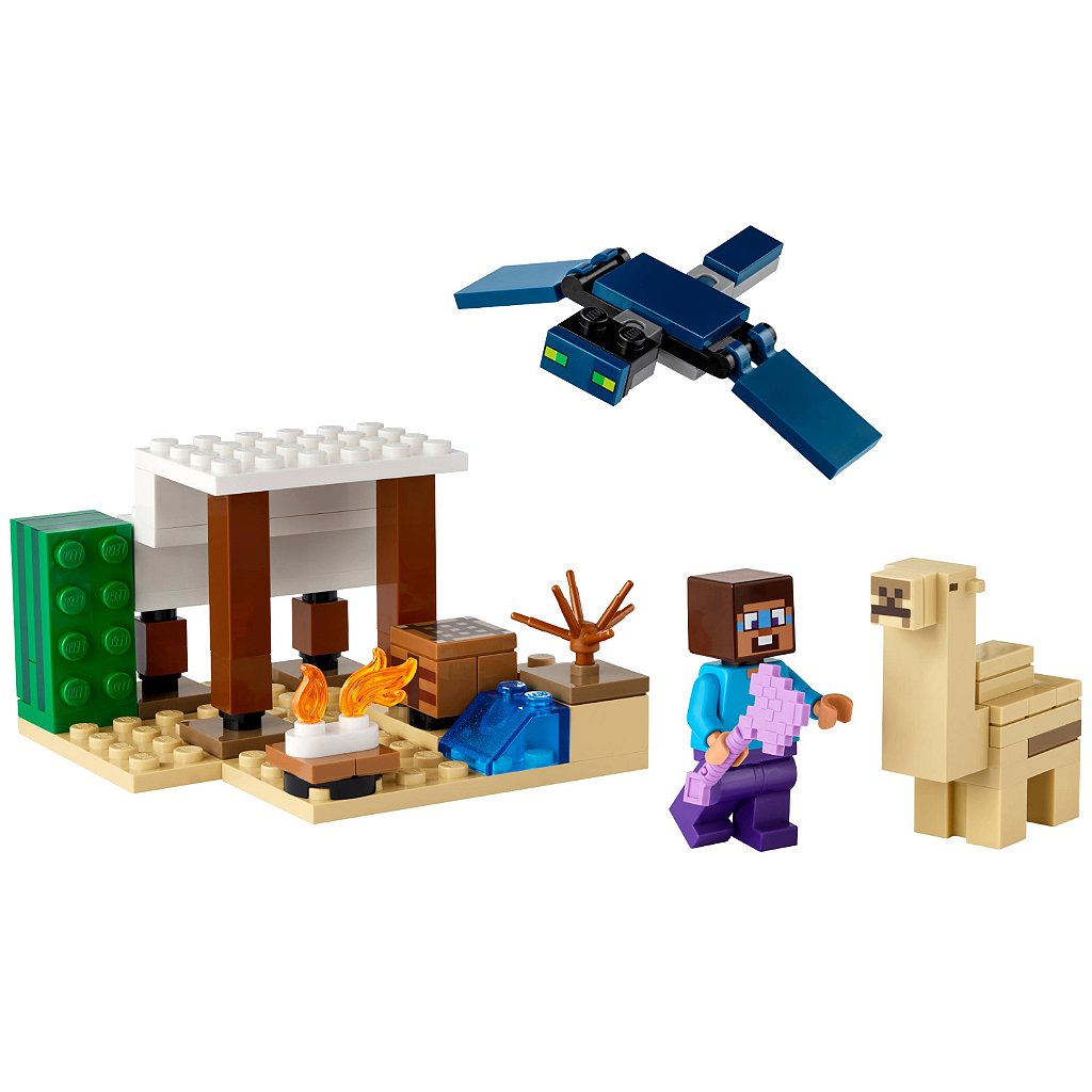 LEGO MINECRAFT 21251 STEVE DESERTO Melhor Loja de Brinquedos de