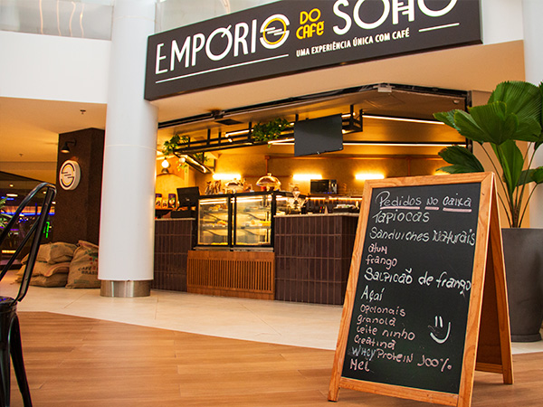 Loja do Empório do Café Soho, Bloco 05, no Shopping Downtown
