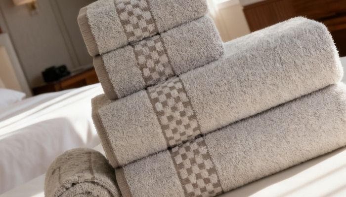 Por que escolher o Jogo de Banho Hotel 5 Peças Lisboa Bege Profitel?