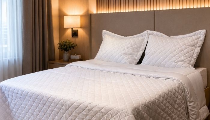 KIT COBRE LEITO KING + 2 PORTA TRAVESSEIROS SUPREMO HOTEL PROFITEL