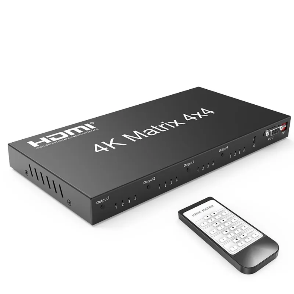Matrix HDMI 4x4 - Qualidade 4K - Ion Cabos