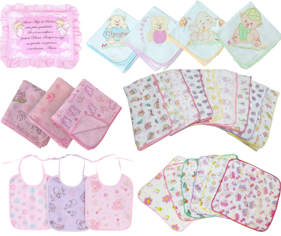 Kit Enxoval Maternidade Completo Para Recém Nascido 17 Peças
