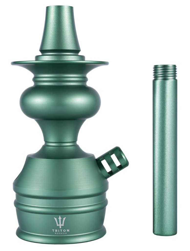 Stem Triton Zip Verde Fosco - Narguile X - Arguile Completo