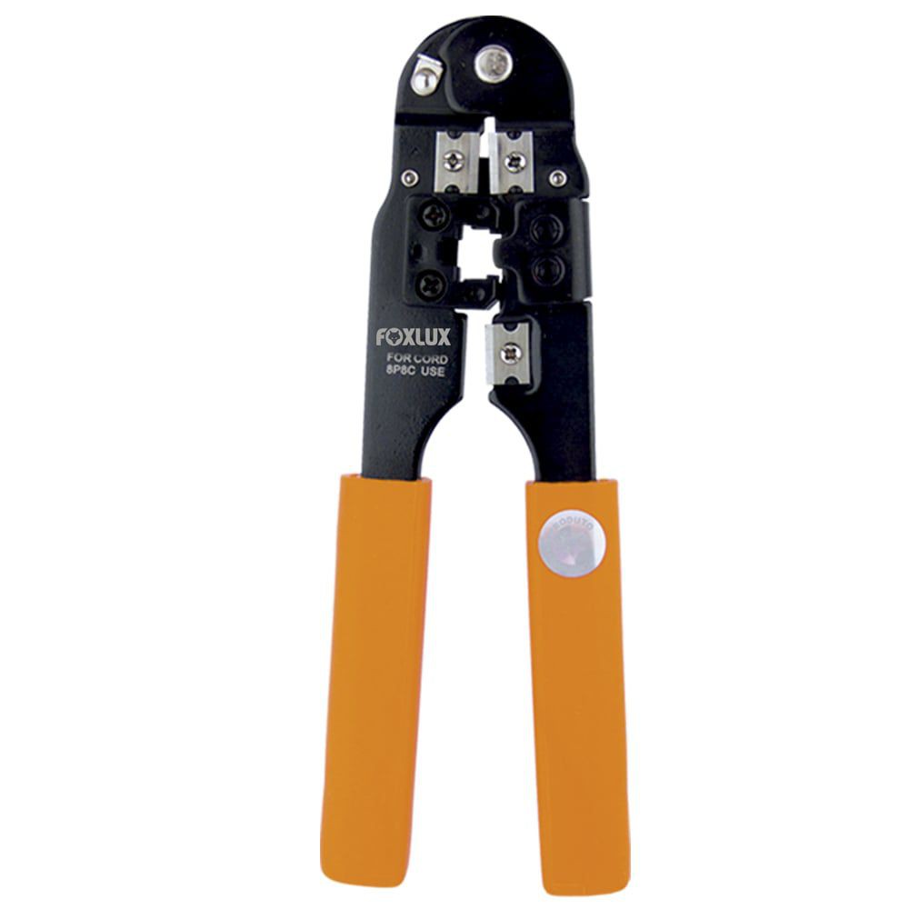 Alicate de Crimpar RJ45 ACR-1 Foxlux - Brama Casa & Construções