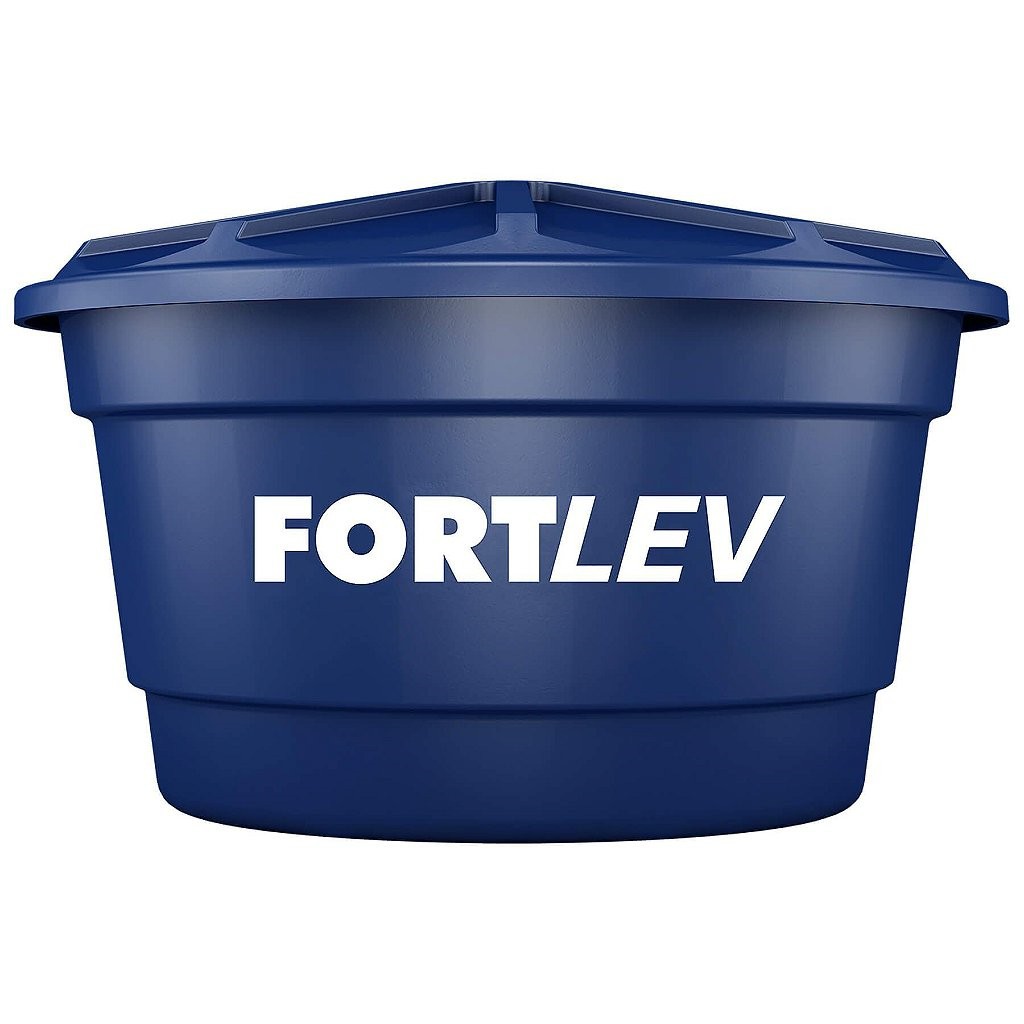 Caixa D'Água Fortlev 100L C/Tampa Comum - Brama Casa & Construções