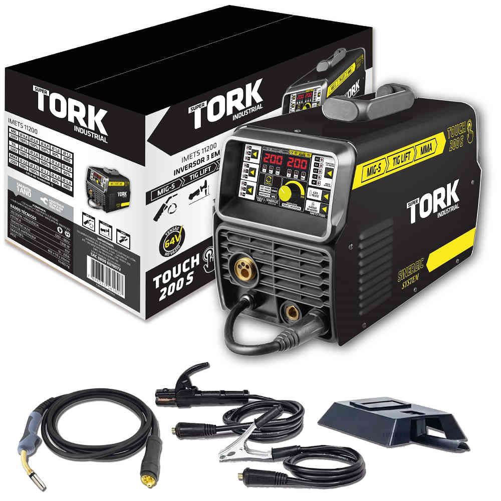 Inversor De Solda Touch 200S Tig Lift/Mig/Mma Eletrodo Imets-11200
