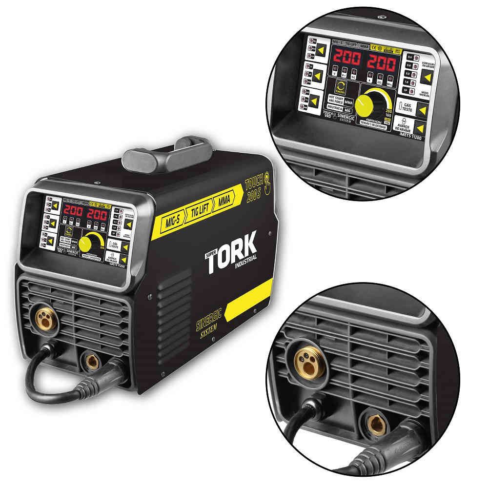 Inversor De Solda Touch 200S Tig Lift/Mig/Mma Eletrodo Imets-11200
