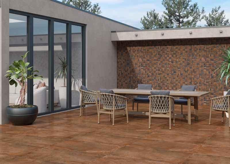 Porcelanato Damme Corten Rur12082 62X121 Cx2,25M2 - Brama Casa