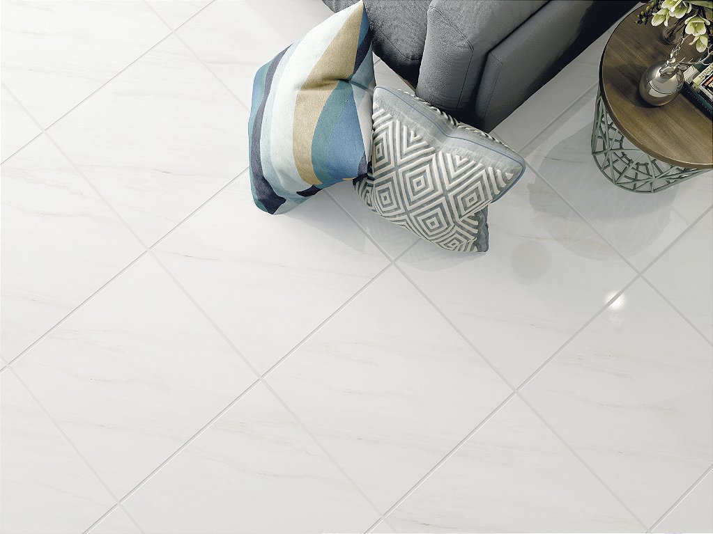 Piso Rox Rx59124 Viena Bianco 57X57 Cx2,30M² - Brama Casa