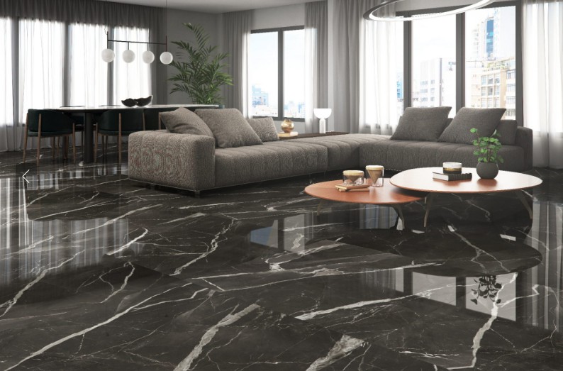 Porcelanato Embramaco P60556 Gran Cal Black 62X121 Cx2,26M²