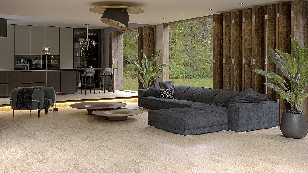 Porcelanato Embramaco 120025 Reg Car.Malta 20X122 Cx1,47M² - Brama