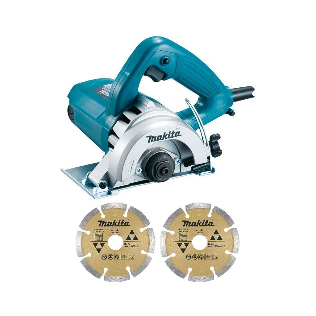 Serra Marmore 4100NH3ZX2 220V 1300W Com 2 discos Makita