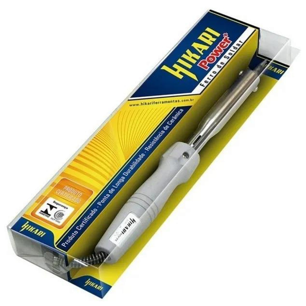 Ferro De Soldar Hikari Power 100 90W 127V - 21K018 - Brama Casa