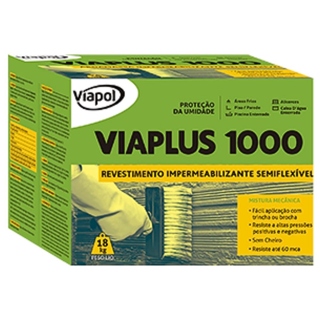 Impermeabilizante Flexível Viaplus 1000 18KG Viapol | Brama