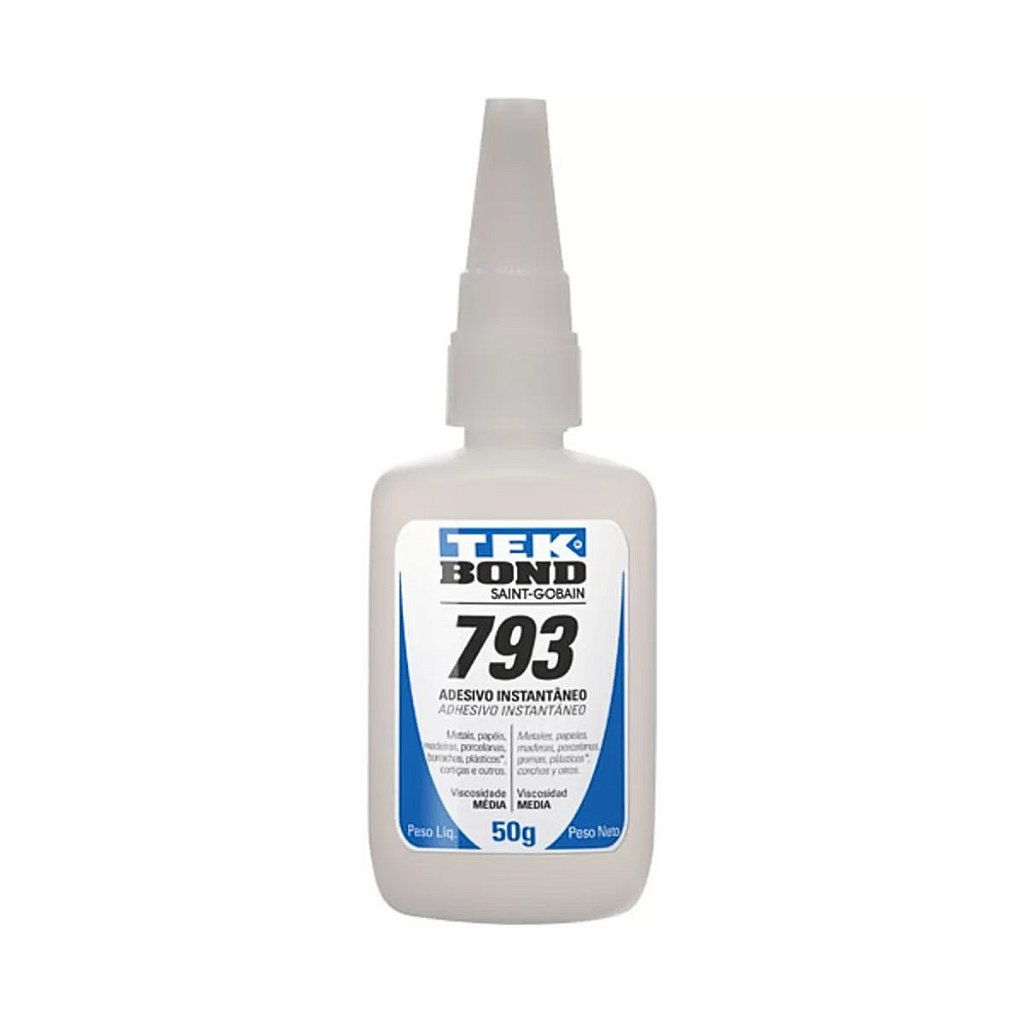 Cola Instantânea 793 50G Tekbond - Brama Casa & Construções