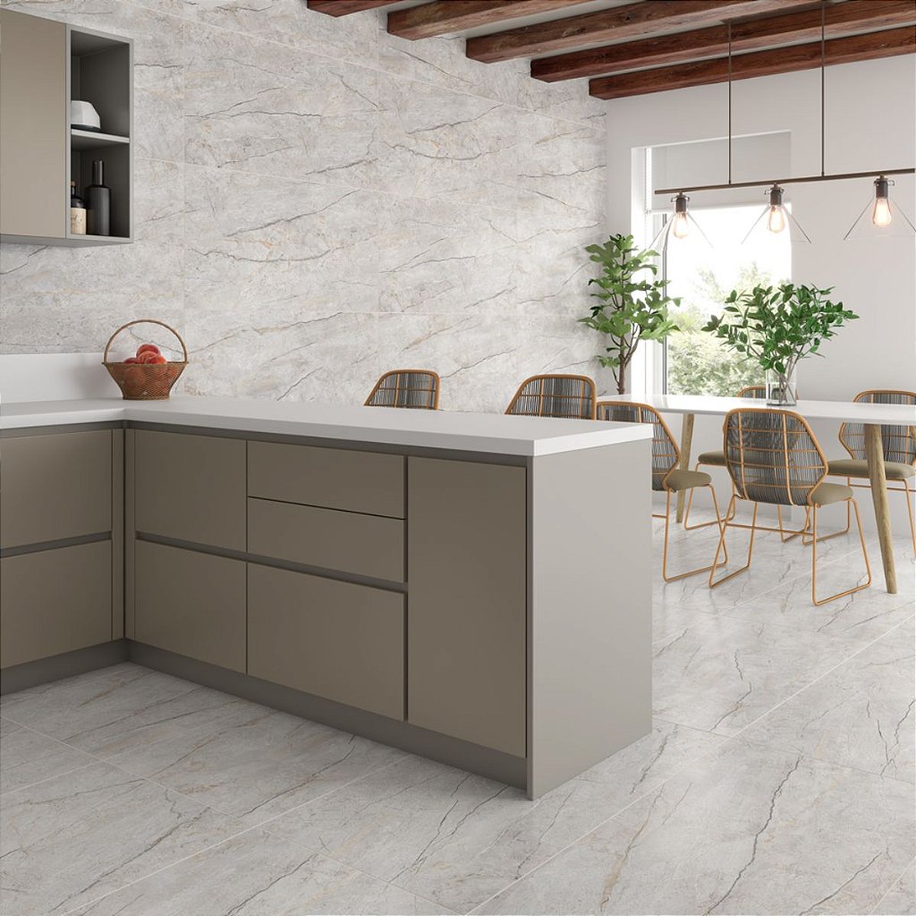 Porcelanato Titanium Acetinado 62X121 HAC 120.146 Caixa com 2,25m²
