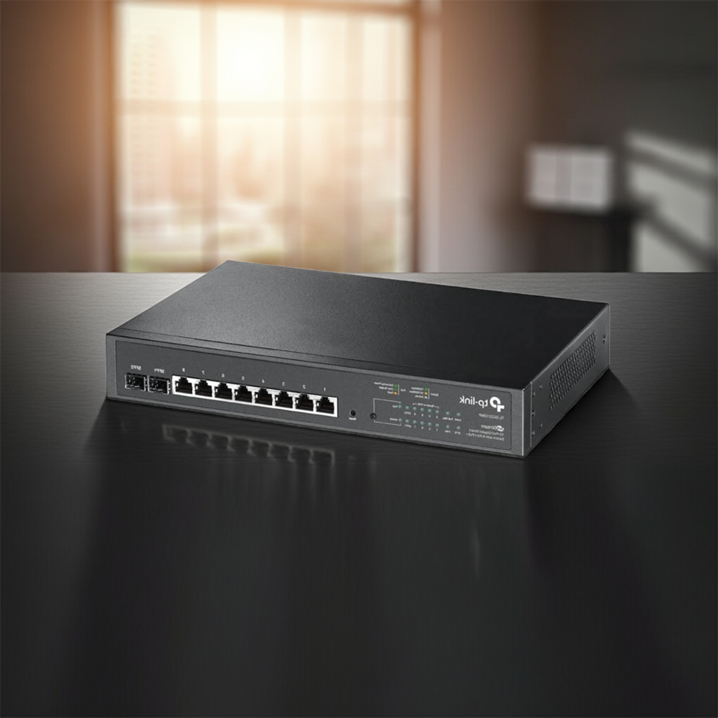 Switch 10 Portas TP-LINK TL-SG2210MP Smart Gigabit C/8 Portas POE