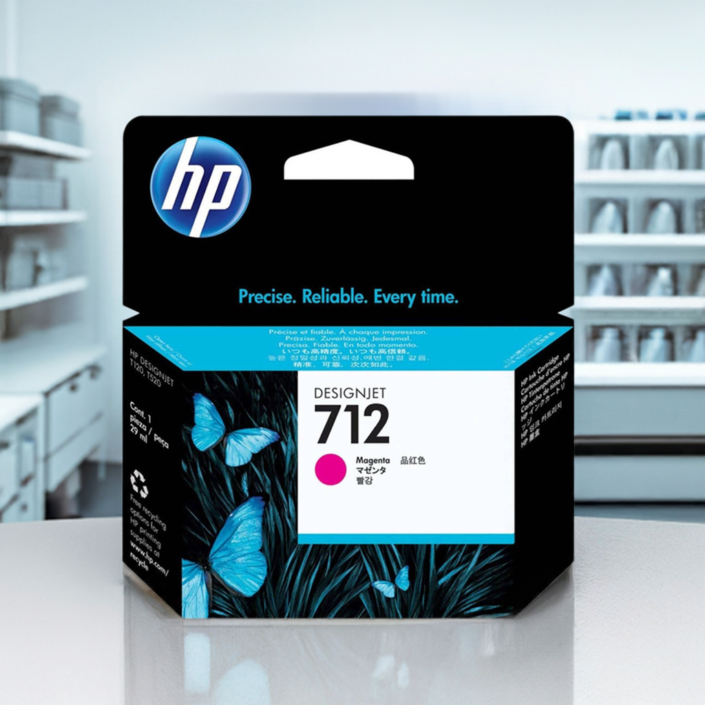 Cartucho de Tinta HP 712 Magenta PLUK 29ml 3ED68A - Processtec