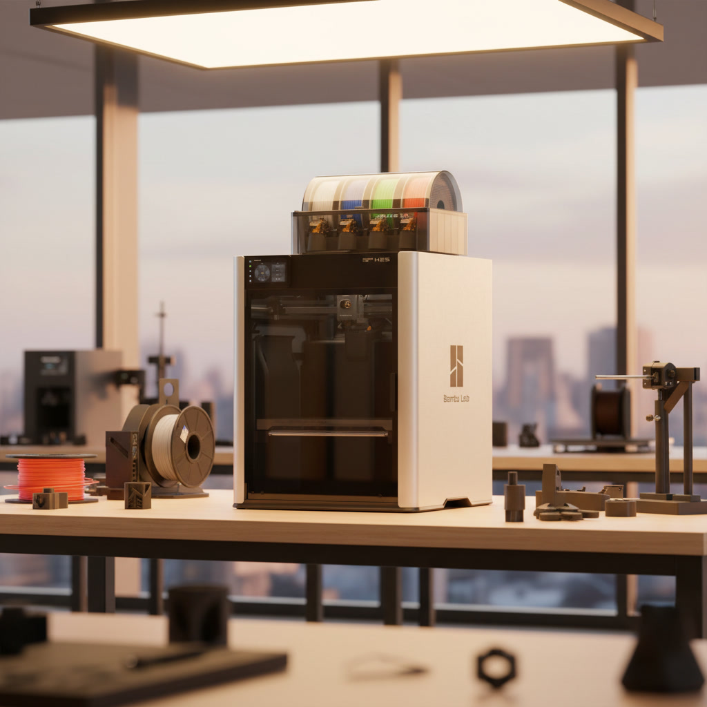 Impressora 3d Bambu Lab H2s 110v+Ams 2 Pro (combo) - Pf003-s+sa007