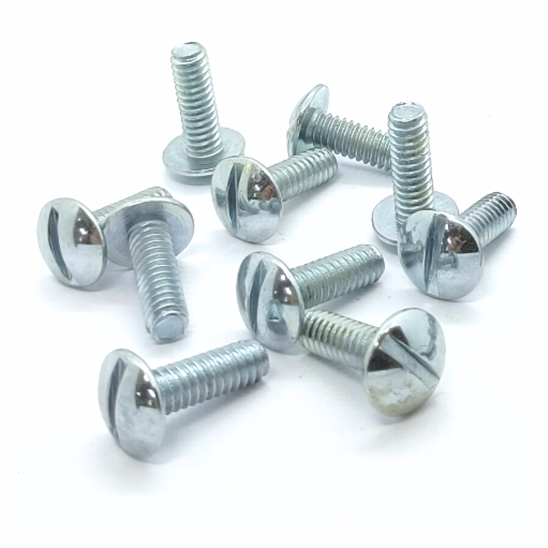 Parafuso Maquina Lentilha Fenda 3/8 x 3/4 Zincado - Aciole Fix