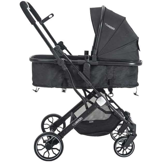 Conjunto Travel System com Base Tradicional Zig Zag Preto Kiddo
