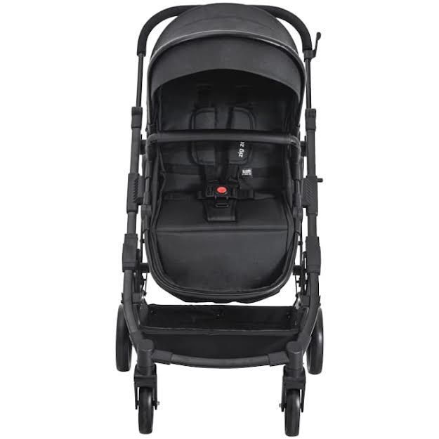 Conjunto Travel System com Base Tradicional Zig Zag Preto Kiddo