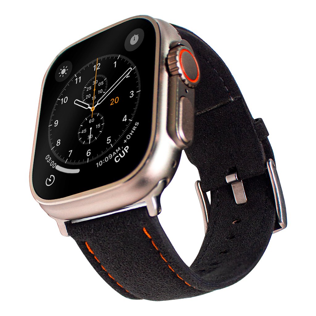Alvelo Concept Line | Alcantara® - Apple Watch Ultra (Black