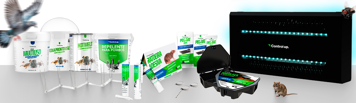 Fornecedor de produtos para dedetizadora com linha completa Control Up