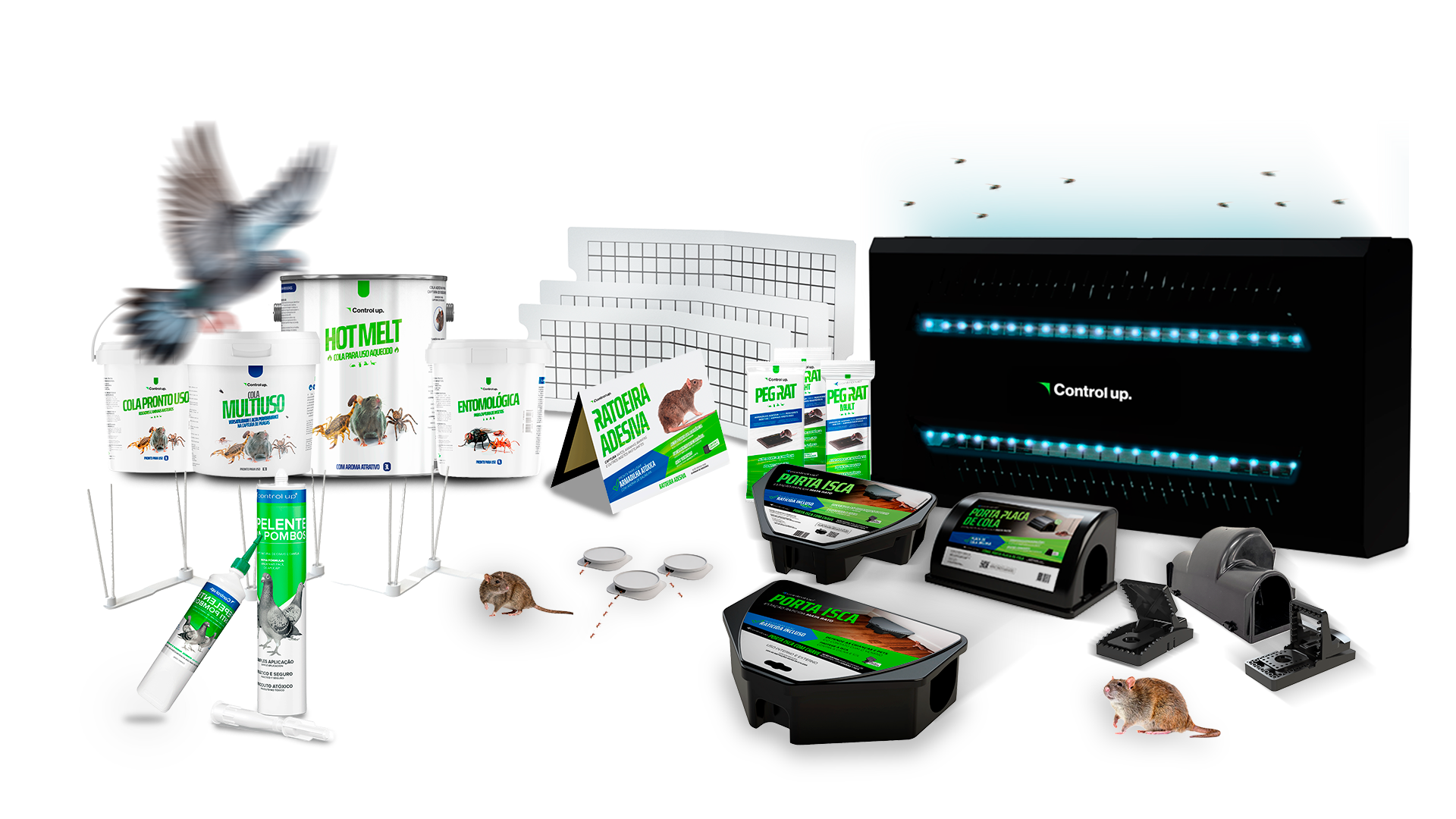 Linha completa de produtos Control Up