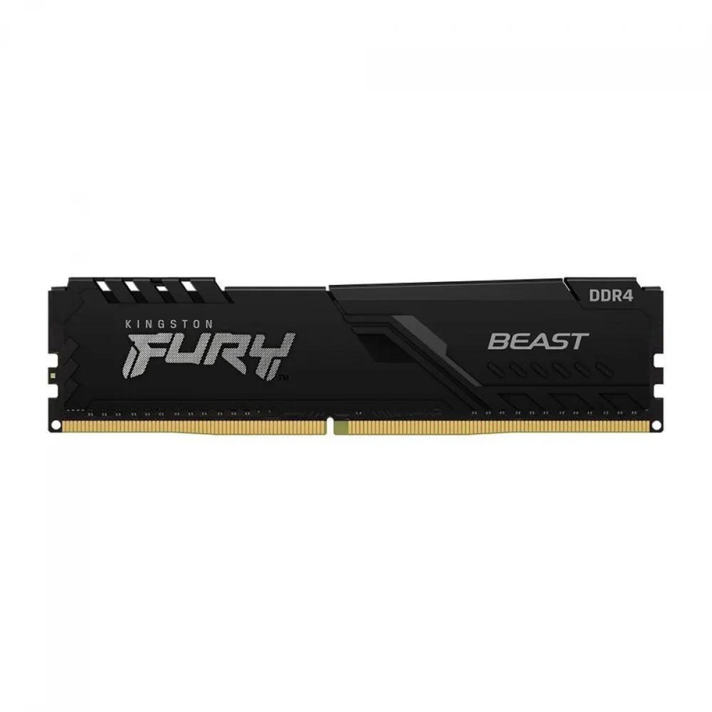 Memória DDR4 8GB 3200MHz CL16 Kingston Fury Beast Preto