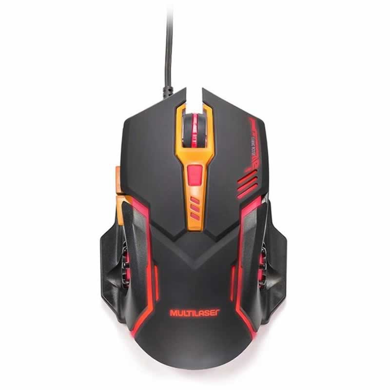 Mouse Gamer Multilaser MO270 - Crystal Informática