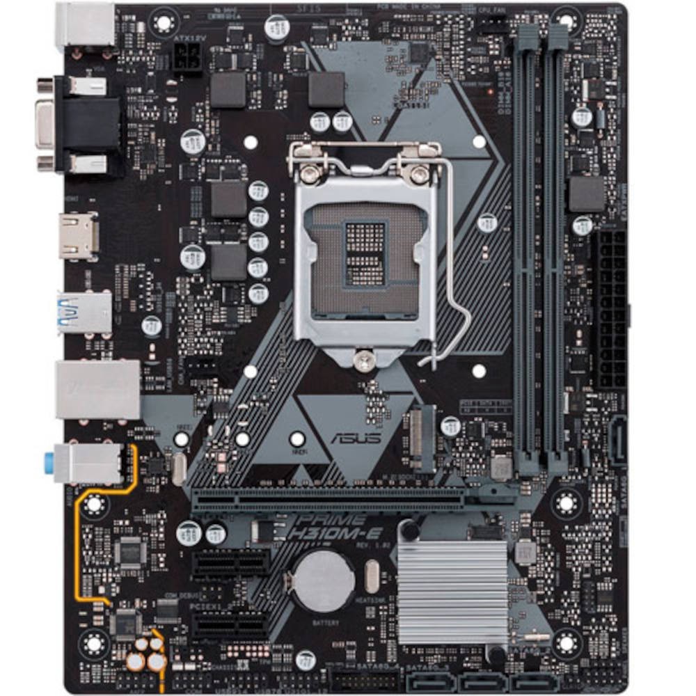 Placa Mãe Asus H310M-E-BR Prime na Crystal Informática - Crystal
