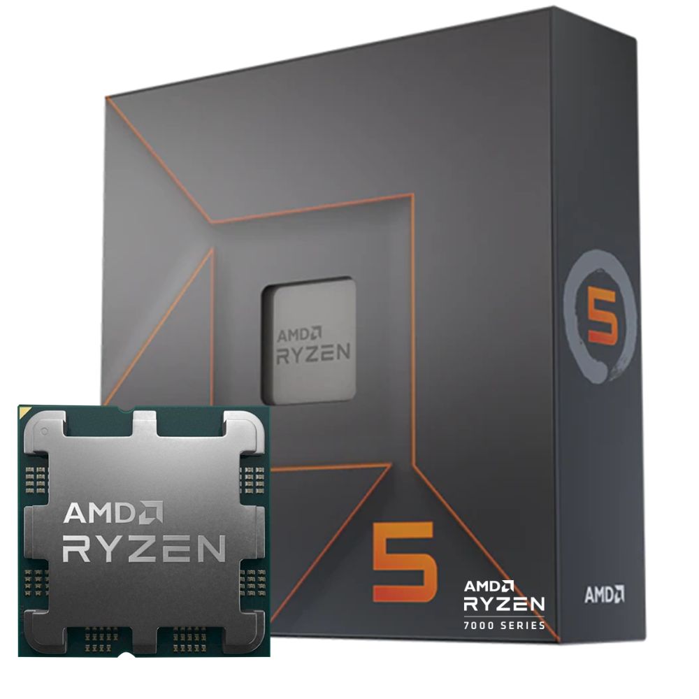 AMD Ryzen 5 7600X 箱あり Processador AMD Ryzen 5 7600X Box (AM5/6 Cores/12 Threads/5.3GHz